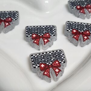 Nurse Focal Beads Acrylic 2 Pcs Beaded Pen Crafts Keychain Jewelry Making